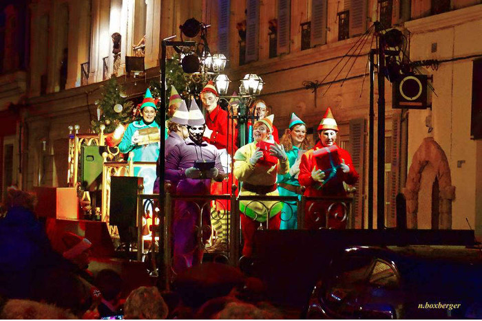 Grande parade de Noel 21 décembre 2014 à Saint-Quentin (Hauts de France)